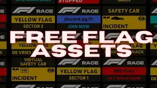 I made FREE F1 Broadcast overlays!