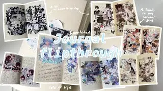 Completed anime journal flip through (2025)