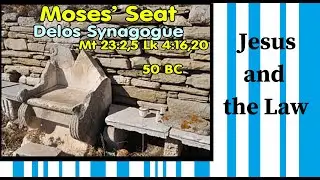 Moses seat and Jesus