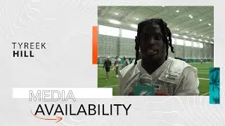 WR Tyreek Hill meets with the media | Miami Dolphins