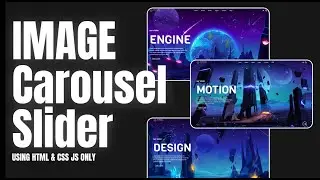 Make Your Website with Image Carousel Sliders 📷 || Using HTML CSS JS only