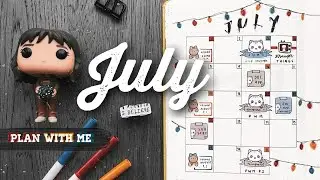PLAN WITH ME JULY 2019 | Stranger Things Themed Bullet Journal Setup