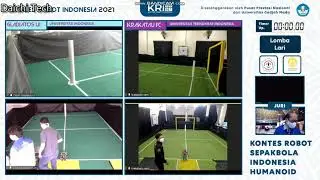 [KRSBI Humanoid LL] Putaran Pertama Kontes Robot Sepak Bola Wilayah 1
