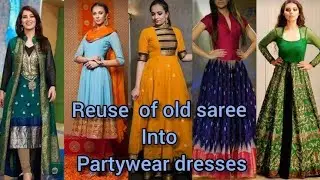 How to Reuse Old Sarees to Make New Outfits #outfit #reuse #oldisgold #reuseidea #reusesaree #reel