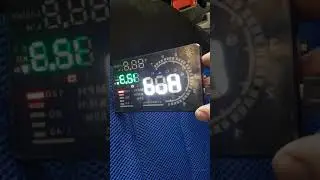 Hud car head up display modelo a8 no funciona