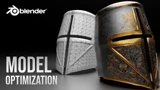 Оптимизация модели в Blender / Model optimization in Blender