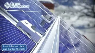 Snow Guards for Solar Panels: Snow Max Install