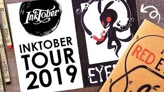 INKTOBER TOUR 2019 - I Made a Book + Sketchbook Tour