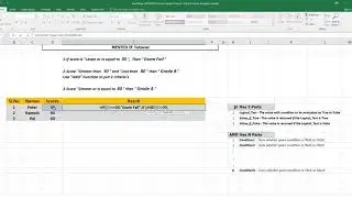 Excel Basic Nested If Function Simple Tutorial