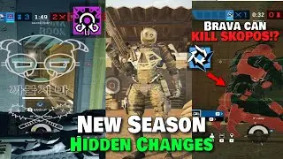 NEW Season Hidden Changes (R6 Siege Skopos Gameplay