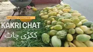 Kakri Chat | ککڑی چاٹ| Bahawalpur's Famous Kakri Chat| Local chat | A Lines Spice World Vlog