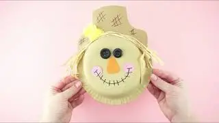 How to Make a Paper Bowl Scarecrow