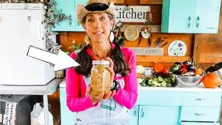 she MIXED 4 things with APPLES and made this!