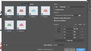 How to use EXPORT FOR SCREENS in Illustrator CC in Detail