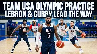 Team USA Basketball Practice Before vs. South Sudan!!! 🥇 2024 Paris Olympics