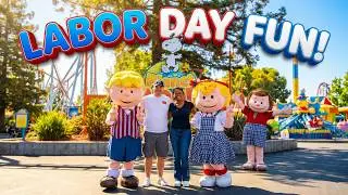 Happy Labor Day in California's Great America! 💙❤️🎉
