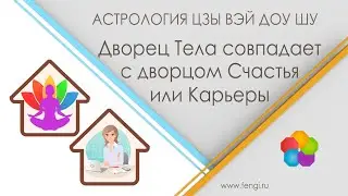 Совпадение дворца Тела с дворцом Карьеры или с дворцом Счастья в карте Цзы Вэй Доу Шу