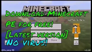 How to download the full version of Minecraft PE for free in Android!!