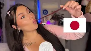 ASMR Trying Snacks From JAPAN! 🇯🇵 (mukbang, mouth sounds, chewing) #trytreats