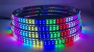 4pcs double row LEDs wheel light kits