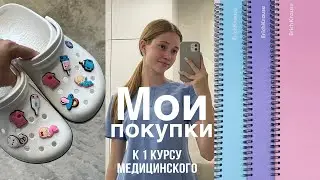 BACK TO UNI🎓МОИ ПОКУПКИ К 1 КУРСУ МЕДА👩‍⚕️