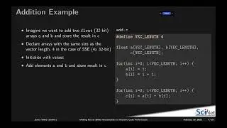 Making use of SIMD Vectorisation to Improve Code Performance