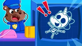 X-Ray in the Airport! | Airport Safety Rules for Kids✈️⛅ | Teeny Mimi🦄