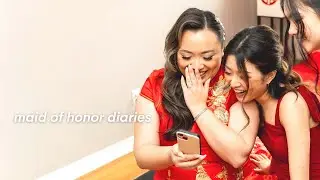 Karen and Jim's Wedding Day Vlog 👩🏻‍❤️‍💋‍👨🏻 | Maid of Honor Diaries