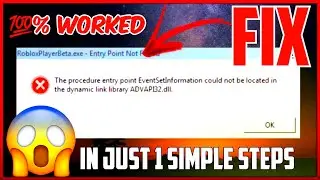 roblox error advapi32.dll | how to fix advapi32.dll error | advapi32.dll windows 7 | advapi32 dll