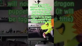 @Sundays-dragons go sub to my alt! #dragonpuppeteer #dragonpuppets
