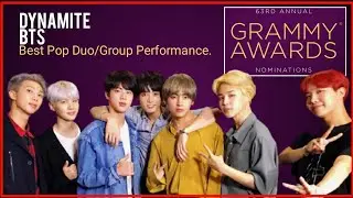 BTS Gets Nominated for Grammy Awards 2021 | BTS Grammy 2021