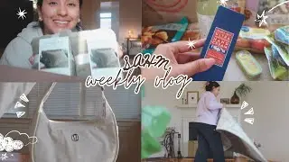WEEKLY VLOG AS A SAHM | AMAZON TARGET TRADER JOES HAUL 2024