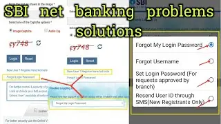 Sbi net banking solutions | username | login password | activate & register | change
