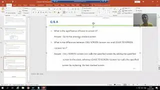 56 - Module Pool Programming - CALL SCREEN Screen No. and LEAVE TO SCREEN Screen No. Part1
