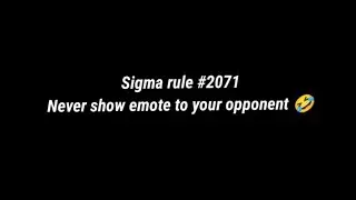#freefire #shorts Dont show me emote sigma rule #2071 🤣