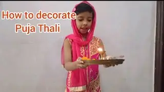 How to decorate Puja Thali @tvfunzone
