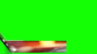 Animated cinema title on green screen with sound effects