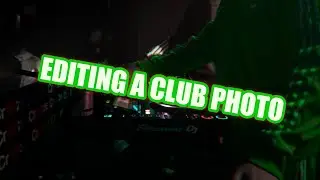 Editing a club photo in photoscape x