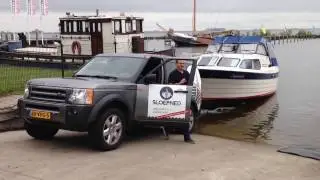 Master 740, slipway, boat on the water, Sloepned Watersport Balk