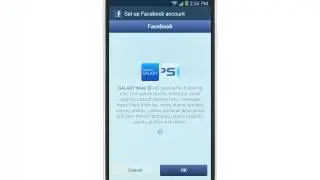 How To Setup Facebook - Samsung Galaxy Note 3