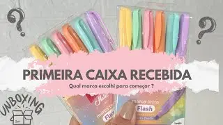 PRIMEIRO PEDIDO PARA PAPELARIA ON-LINE - UNBOXING