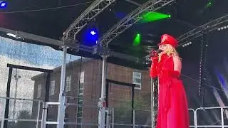 Kylie Minogue at Middlewich Folk & Boat Festival