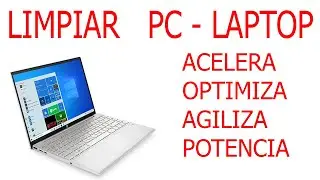 como LIMPIAR mi pc ACELERARLO Y POTENCIARLO 2023   2024