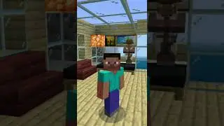 Я подарил дом жителю в minecraft за 1.5 млн $ #shorts #minecraft