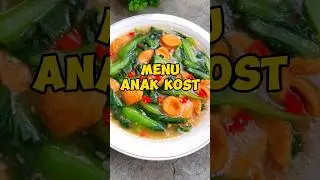 MENU ANAK KOST | TUMIS PAKCOY SOSIS