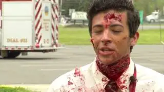 Barry Wygel reports on a Mock-DWI crash at Tamarac High School