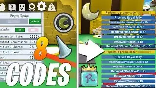 8 NEW *CODES* IN BEE SWARM SIMULATOR! (Roblox)
