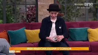Cillian O'Connor does Rubix Cube magic, but it's set to The Rubix Cube Song