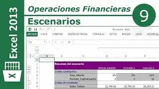 Scenarios | Excel 2013 Financial Operations #9/12