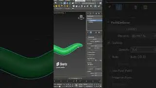 Metal worm slithering through rings animation in 3ds max | path animation in 3ds max 